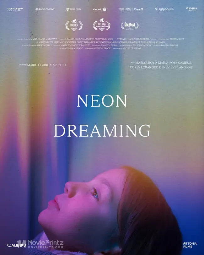 Rêver en néon Poster