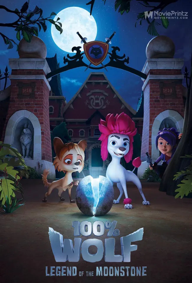 100% Wolf: Legend of the Moonstone Poster