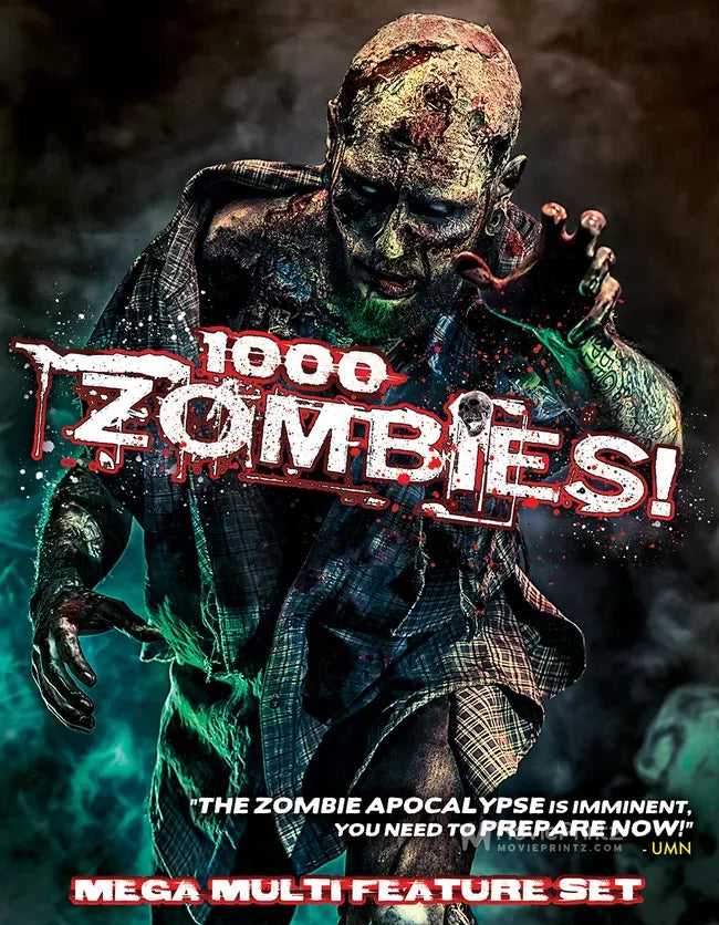 1000 Zombies Poster