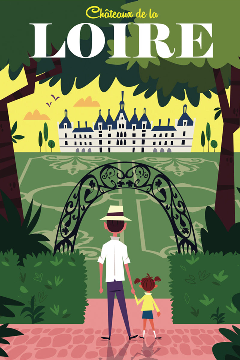 Loire Travel Poster