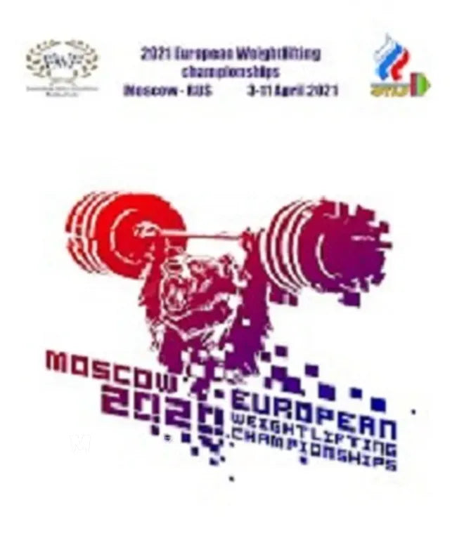 2021 European Weightlifting Championships Poster