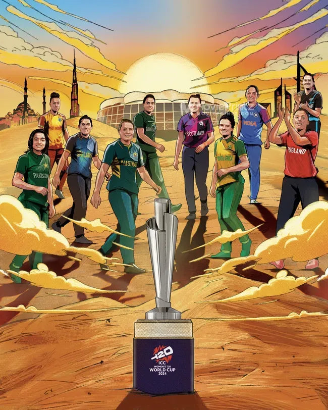 2024 ICC Women's T20 World Cup Poster