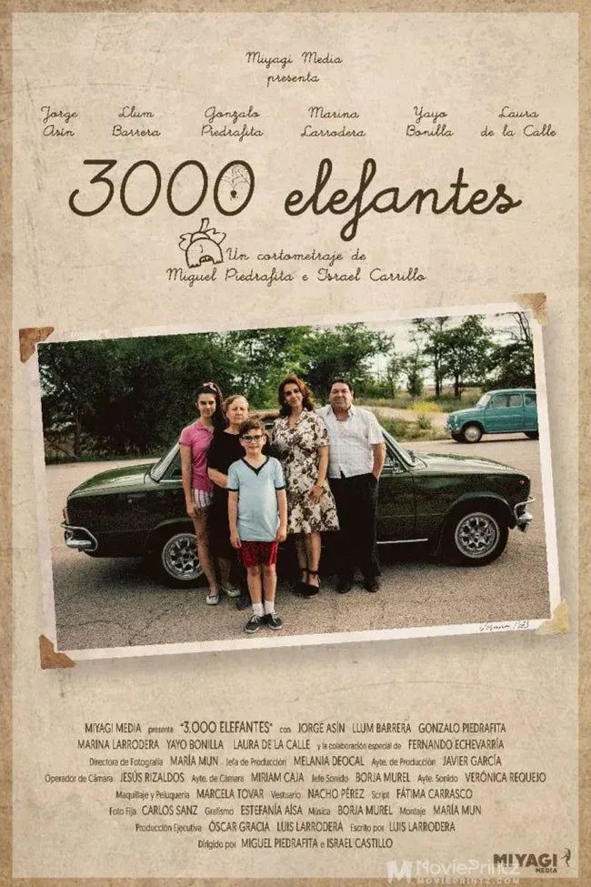 3000 elefantes Poster