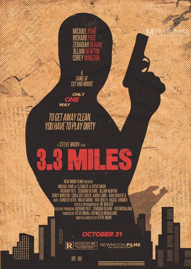 3.3 Miles Poster