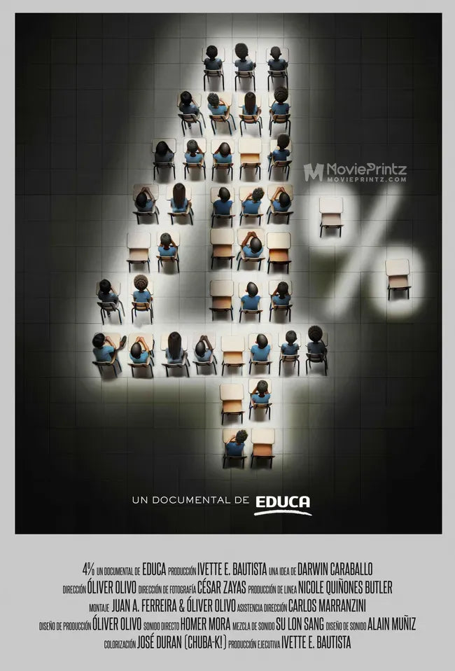 4%: Un Documental de EDUCA Poster