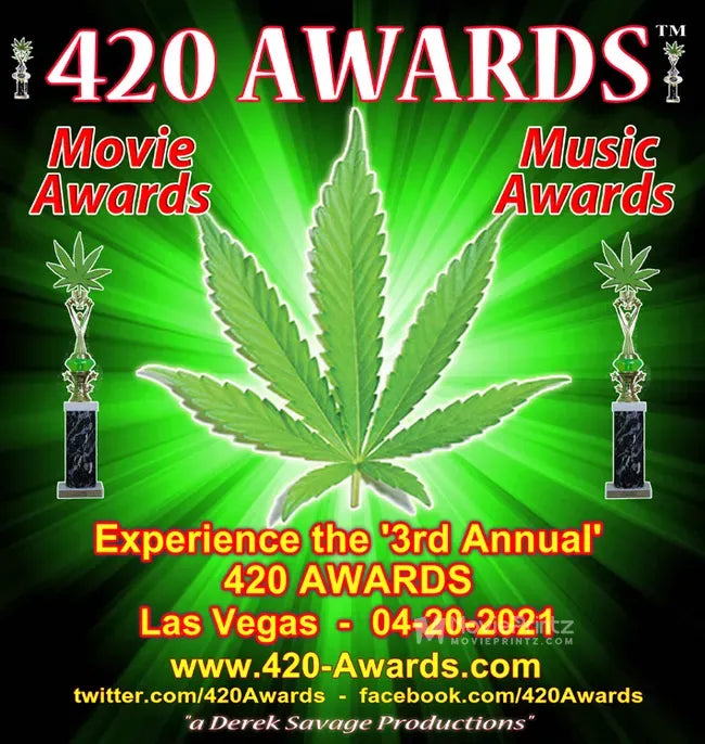 420 AWARDS: 3rd Annual Event Poster