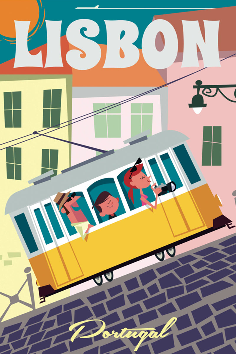 Lisbon Travel Poster