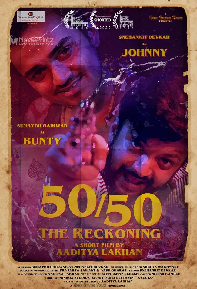 50/50 THE RECKONING Poster