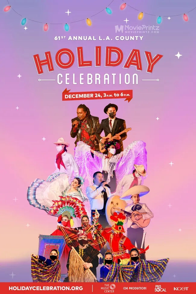 61st Annual L.A. County Holiday Celebration Poster