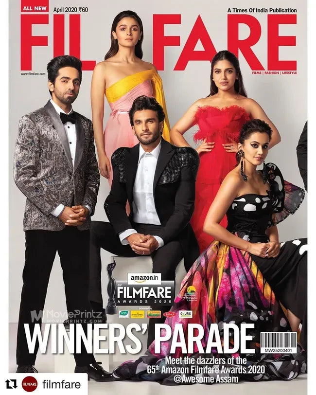 65th Amazon Filmfare Awards Poster