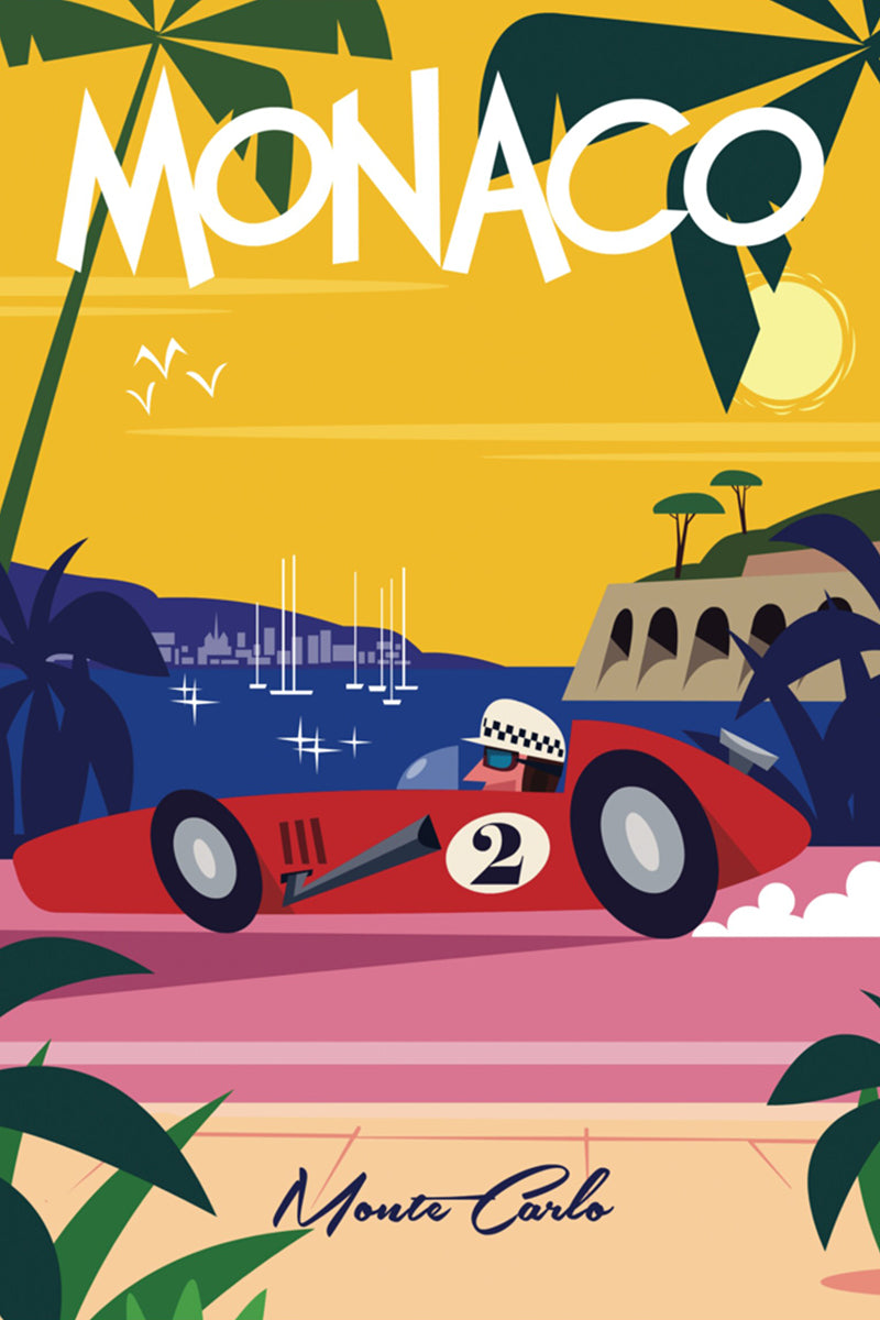 Monaco Travel Poster