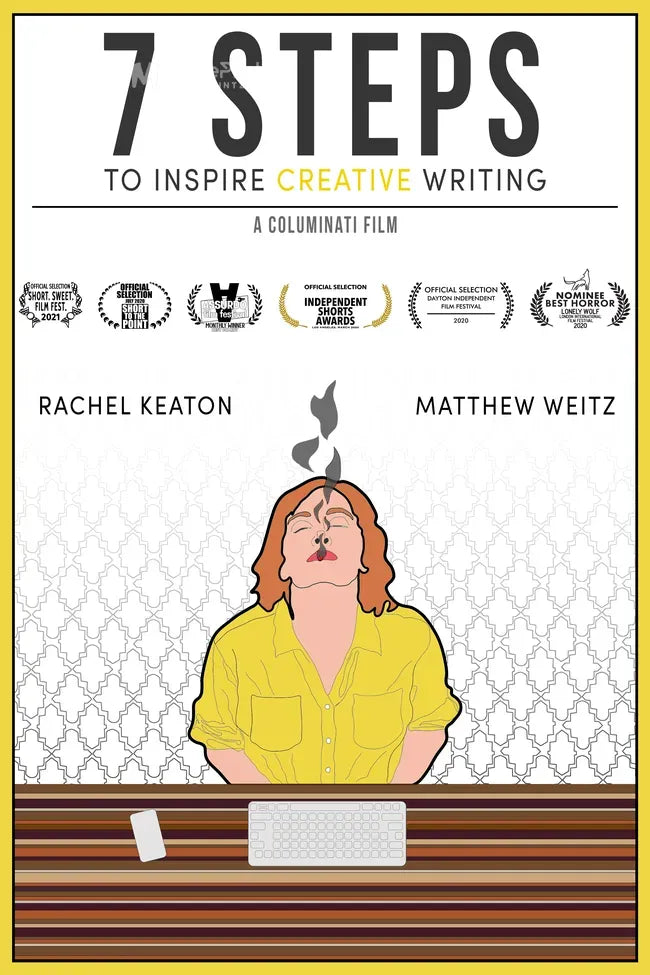 7 Steps to Inspire Creative Writing Poster