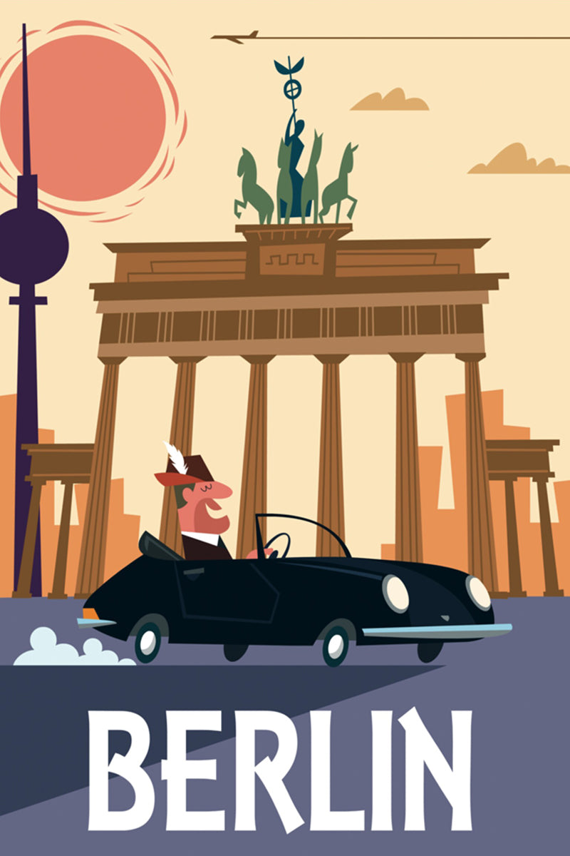 Berlin Travel Poster