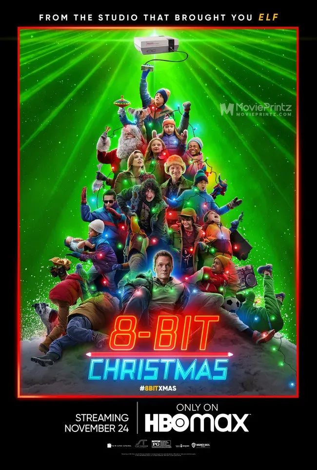 8-Bit Christmas Poster