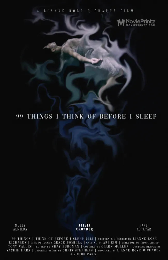 99 Things I Think of Before I Sleep Poster