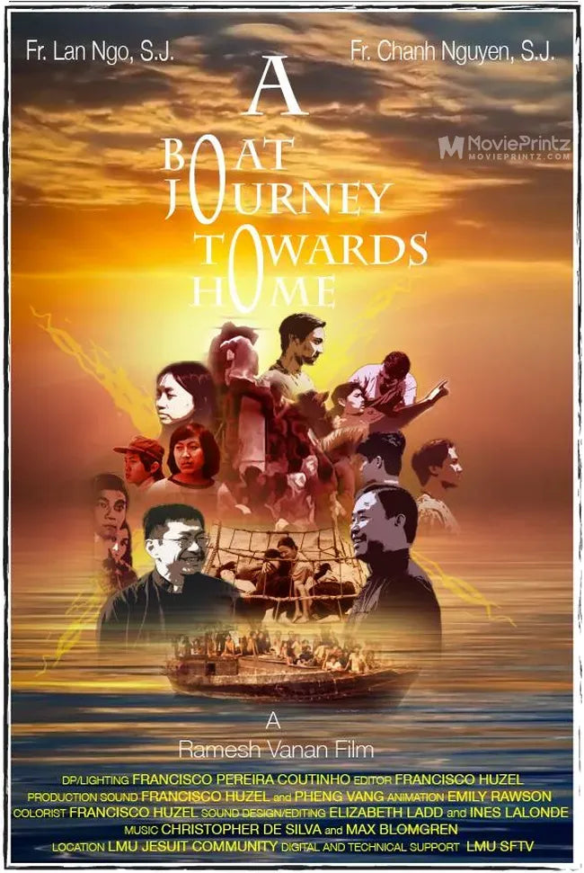 A Boat Journey Towards Home Poster