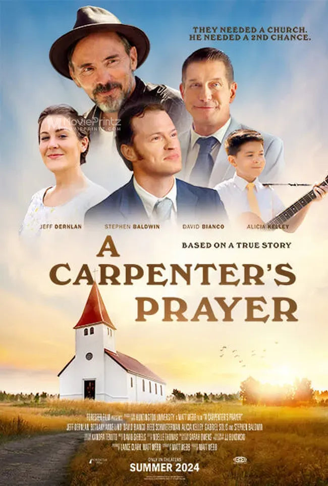 A Carpenter's Prayer Poster