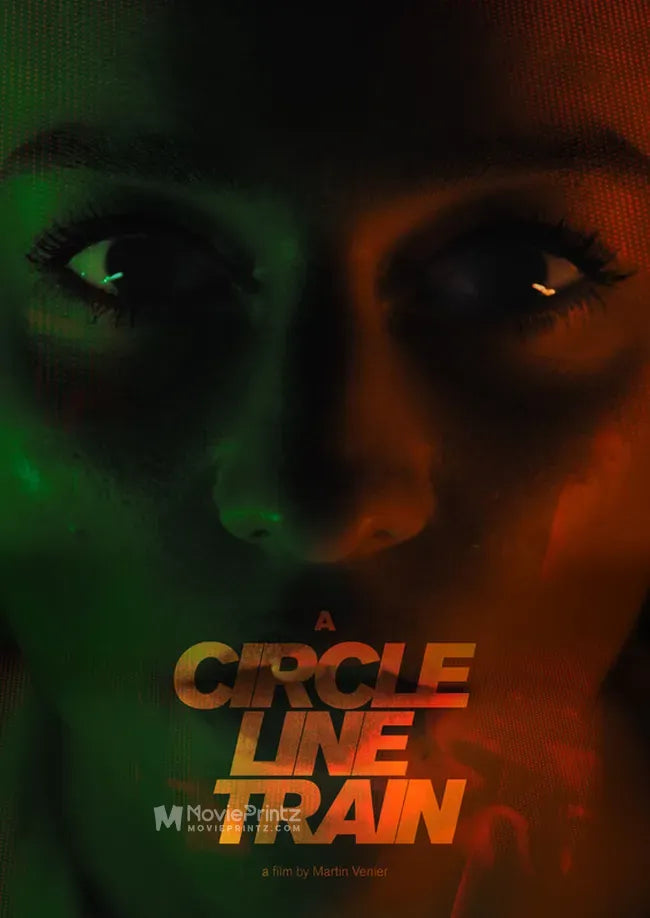 A Circle Line Train Poster