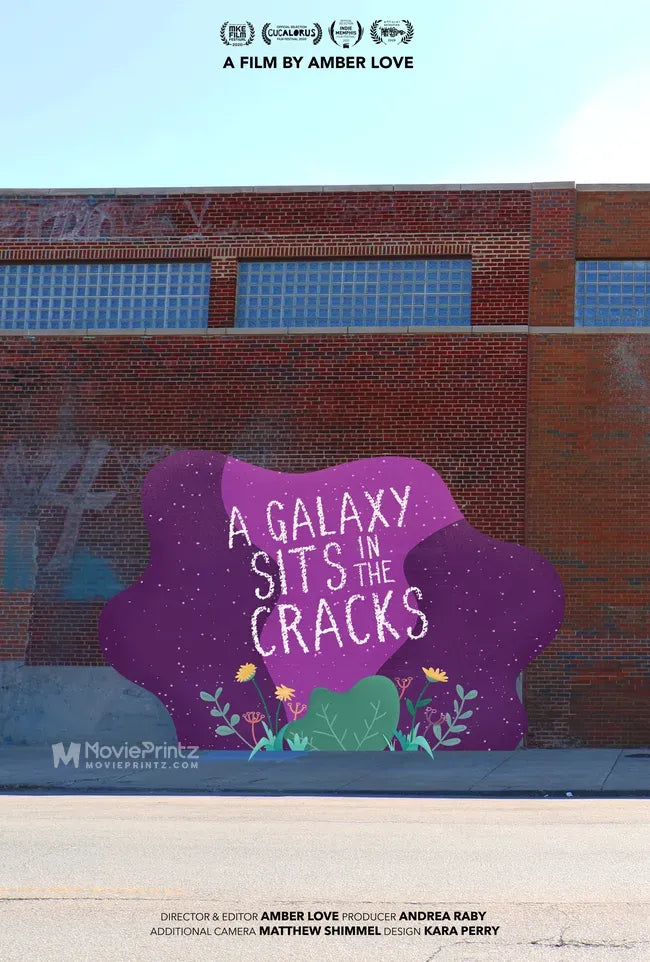 A Galaxy Sits in the Cracks Poster