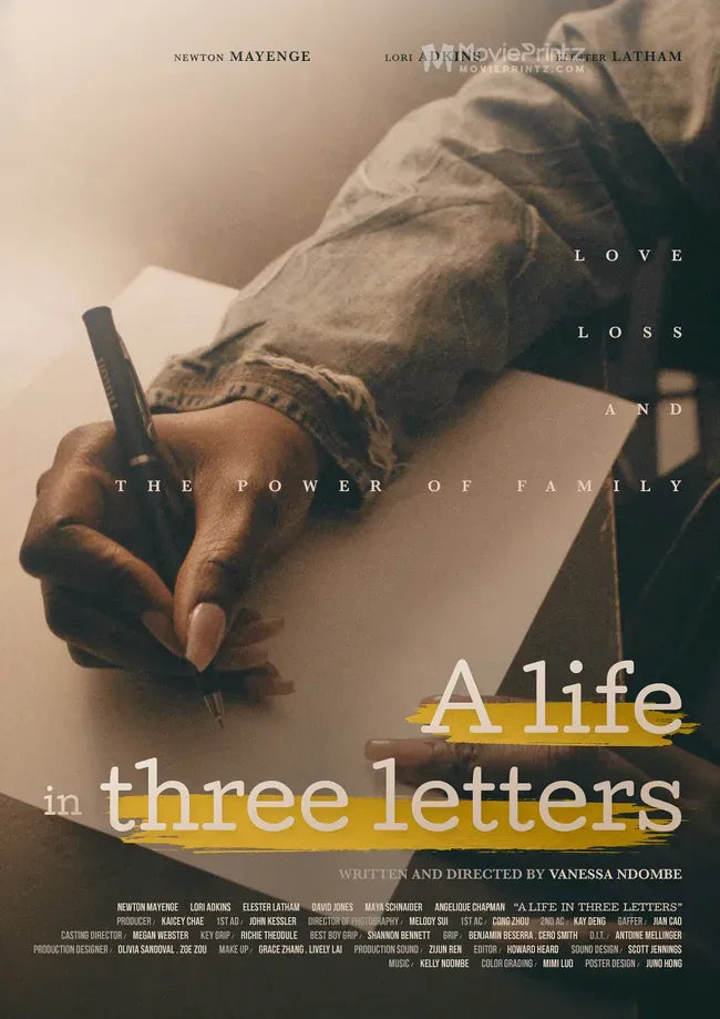 A Life in Three Letters Poster