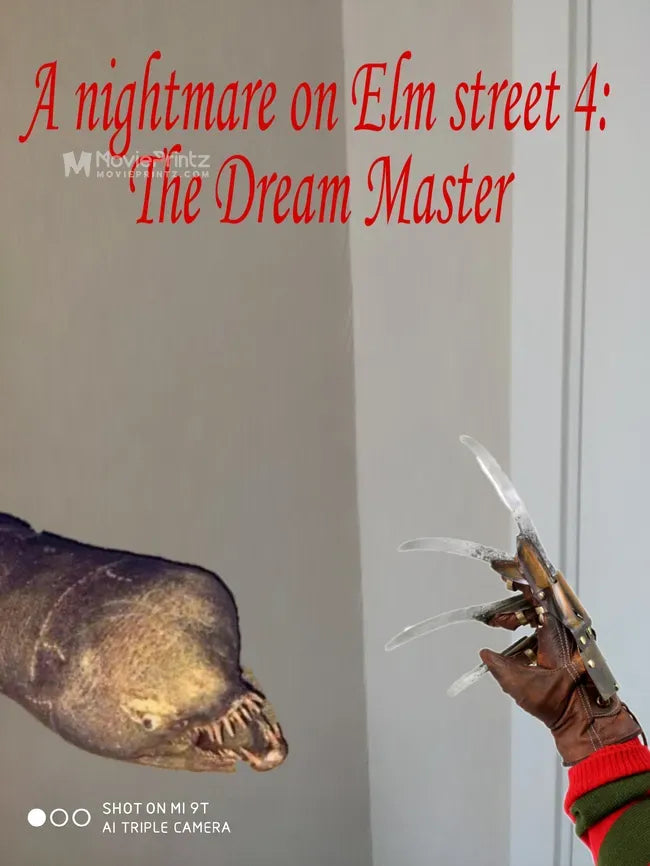 A nightmare on Elm street 4: The Dream Master parody. Poster