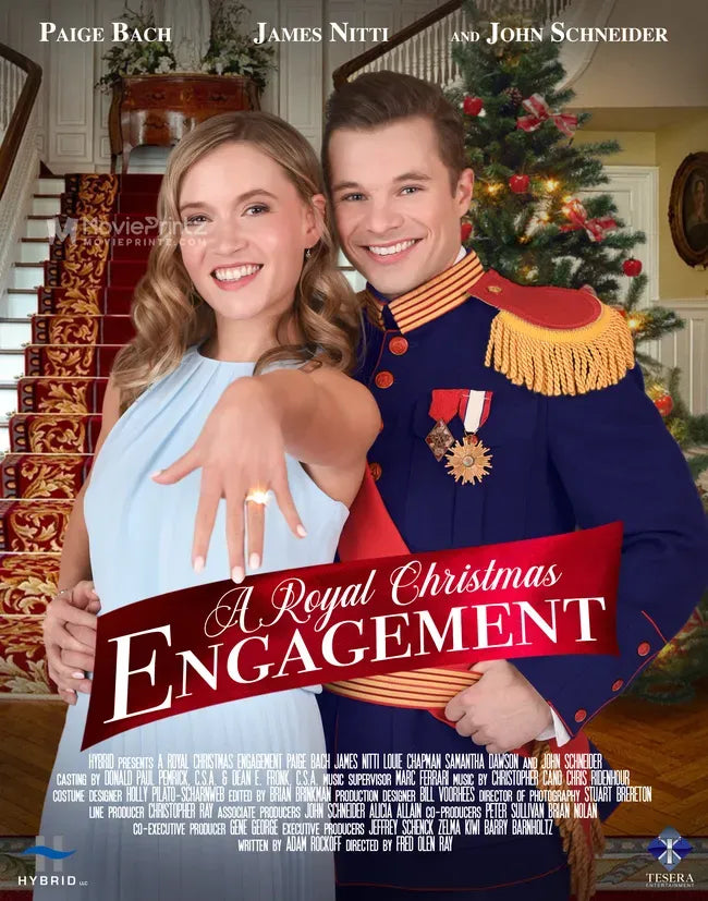 A Royal Christmas Engagement Poster