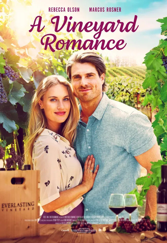 A Vineyard Romance Poster