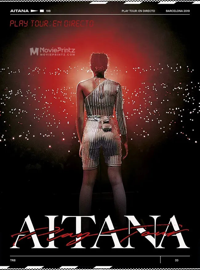 Aitana Play Tour Poster