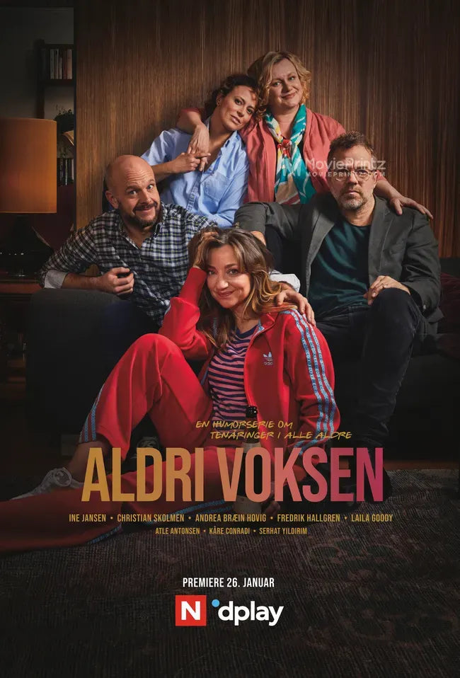 Aldri voksen Poster