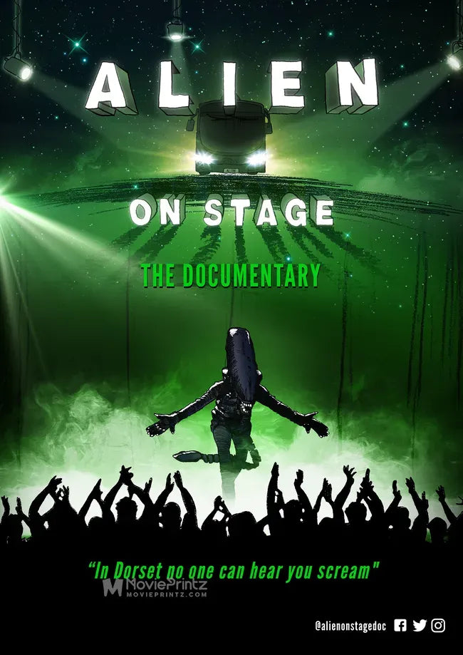 Alien on Stage Poster