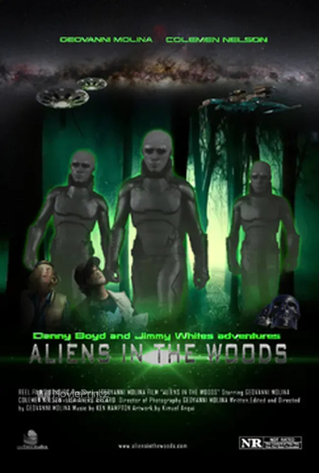 Aliens in the Woods Poster