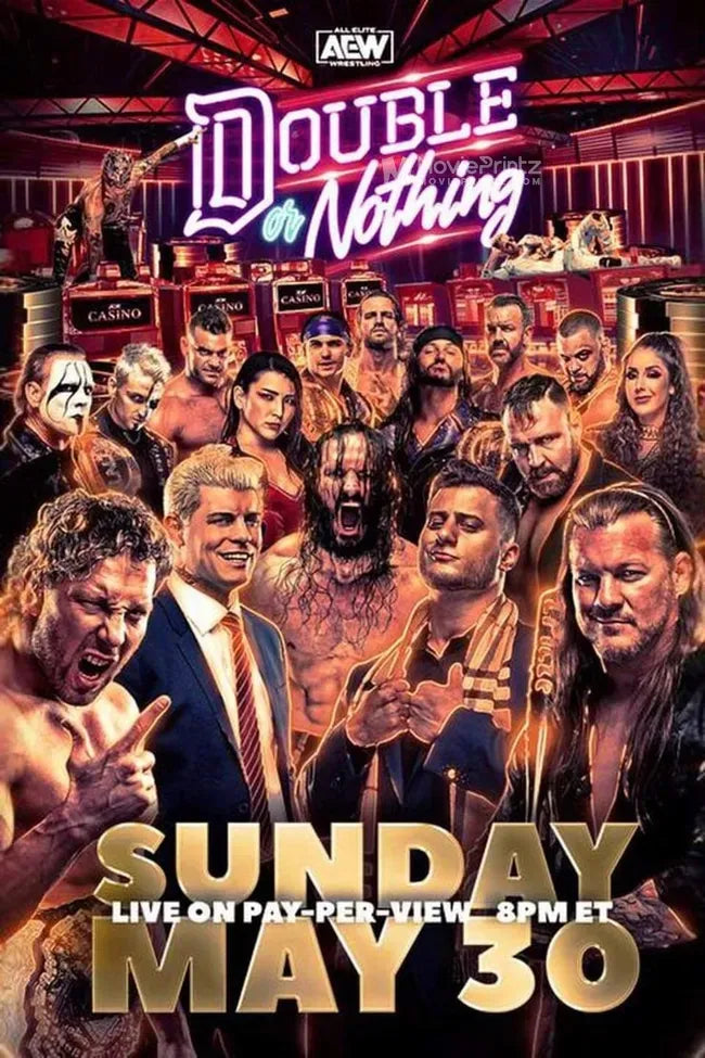 All Elite Wrestling: Double or Nothing Poster