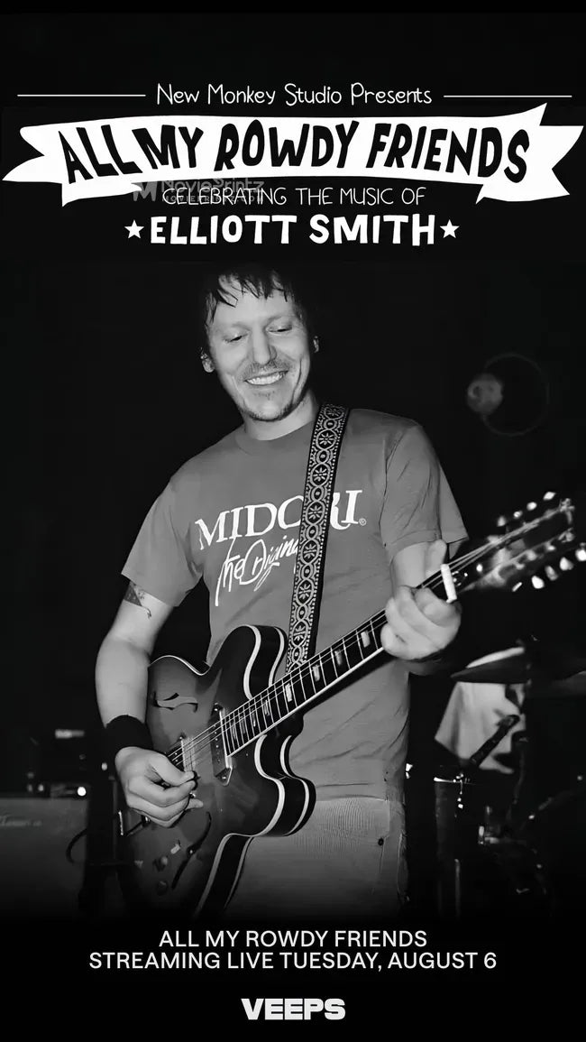 All My Rowdy Friends: An Elliott Smith Tribute Poster