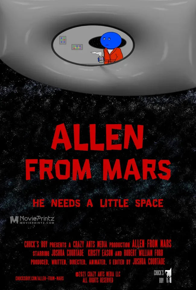 Allen from Mars Poster