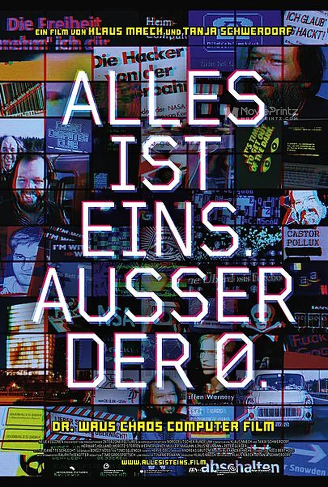 Alles ist eins. Ausser der 0. Poster