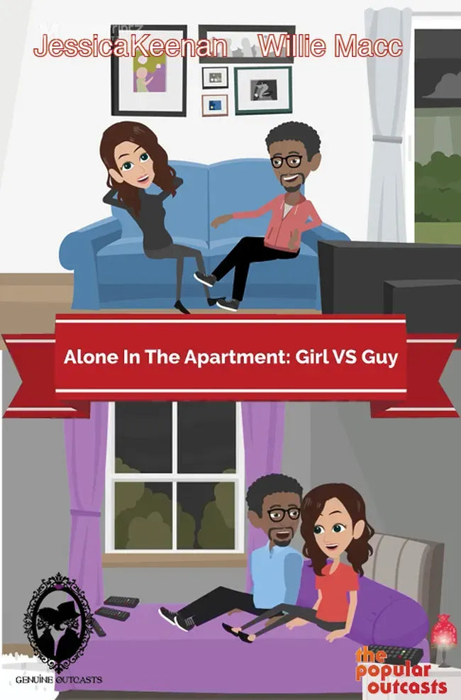 Alone in the Apartment: Girl Vs. Guy Poster