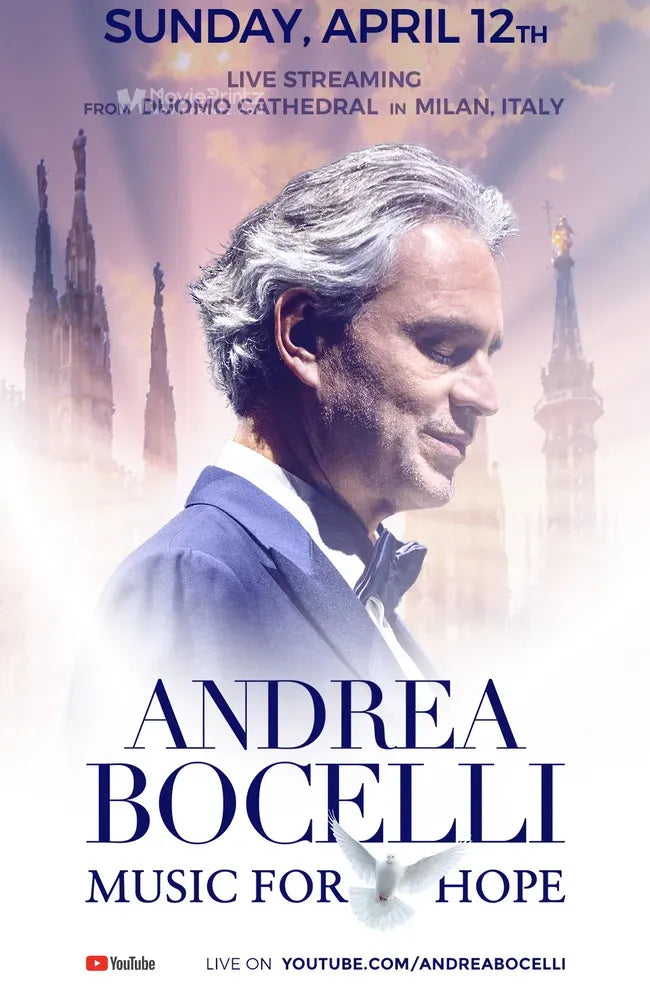 Andrea Bocelli: Music for Hope - Live from Duomo di Milano Poster