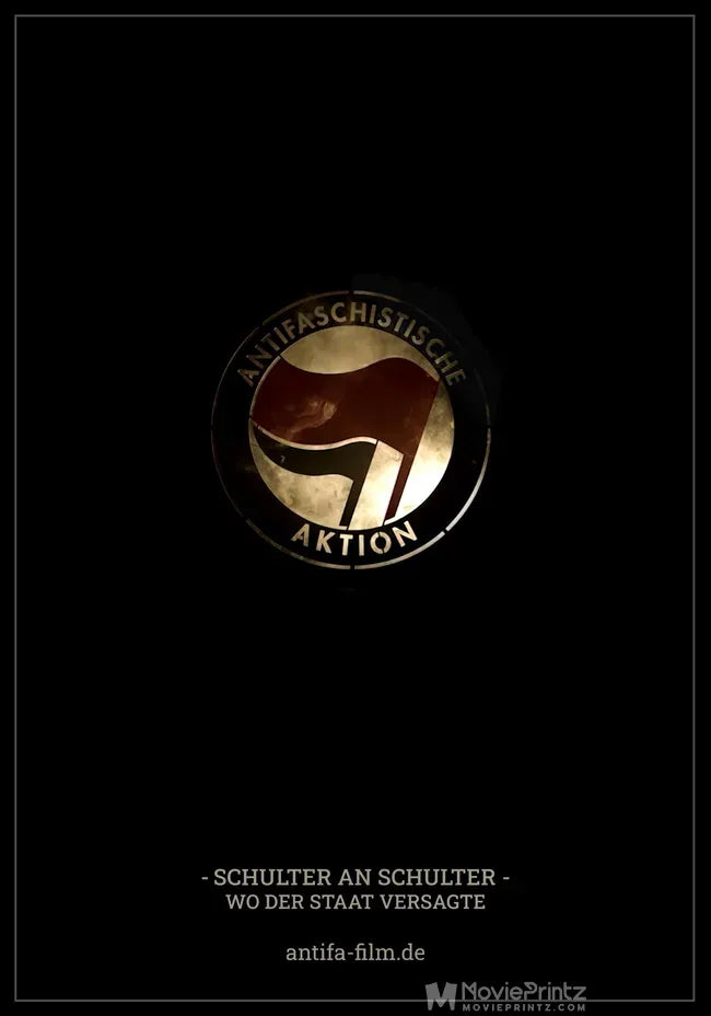 Antifa - Schulter an Schulter, wo der Staat versagte Poster