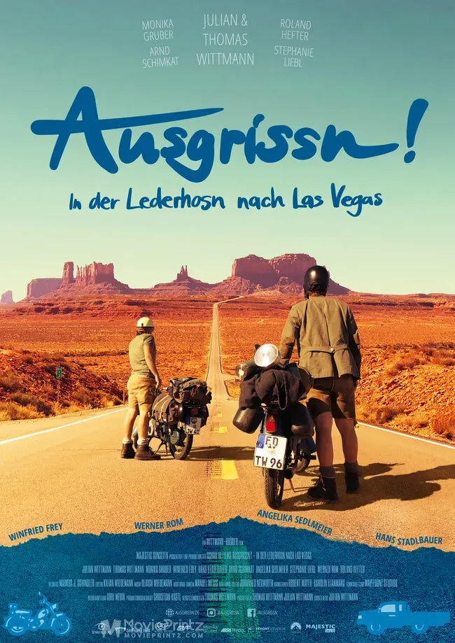 Ausgrissn! - In der Lederhosn nach Las Vegas Poster