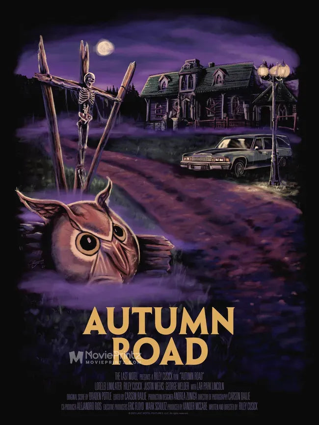 Autumn Road Poster