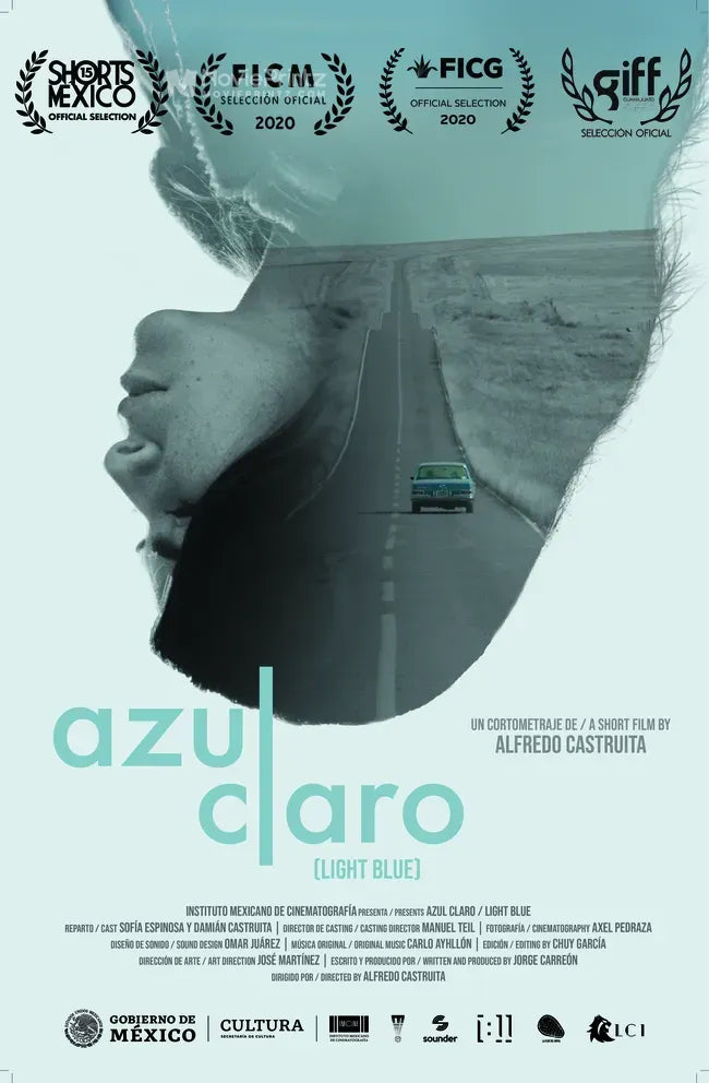 Azul Claro Poster