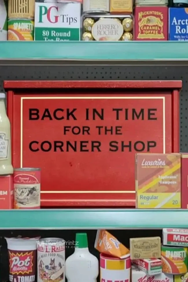 Back in Time for the Corner Shop Poster