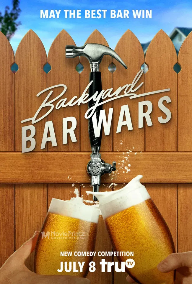 Backyard Bar Wars Poster