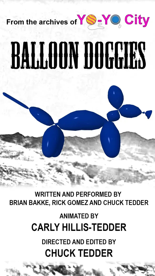 Balloon Doggies Poster