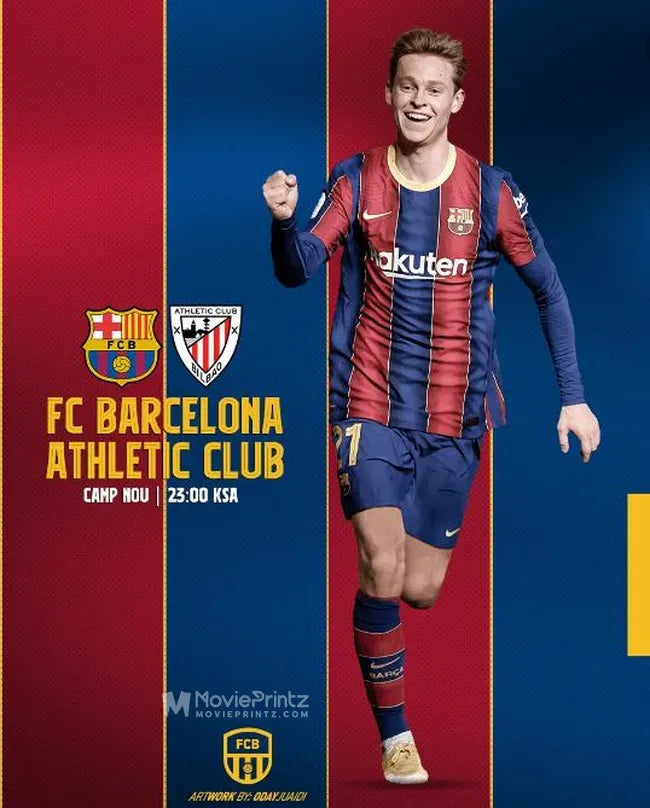 Barcelona vs Athletic Bilbao Poster