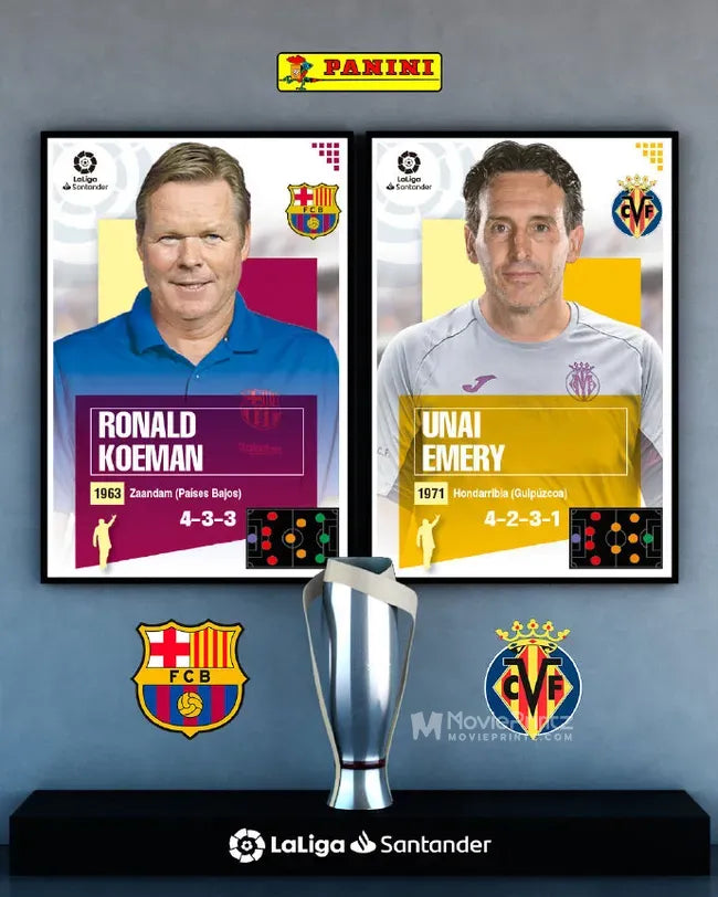 Barcelona vs Villarreal Poster