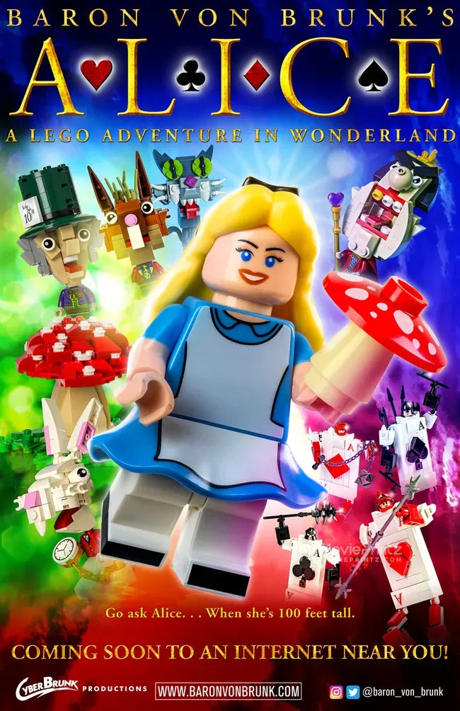 Baron von Brunk's Alice: a LEGO Adventure in Wonderland Poster