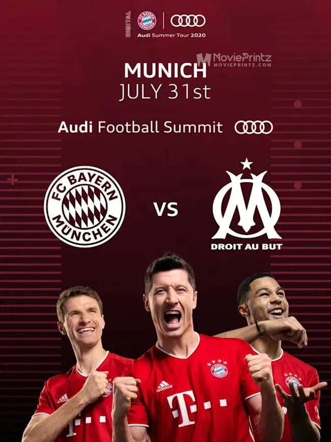 Bayern Munich vs Marseille Poster