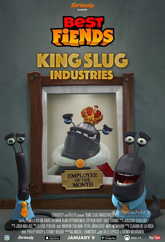 Best Fiends: King Slug Industries Poster