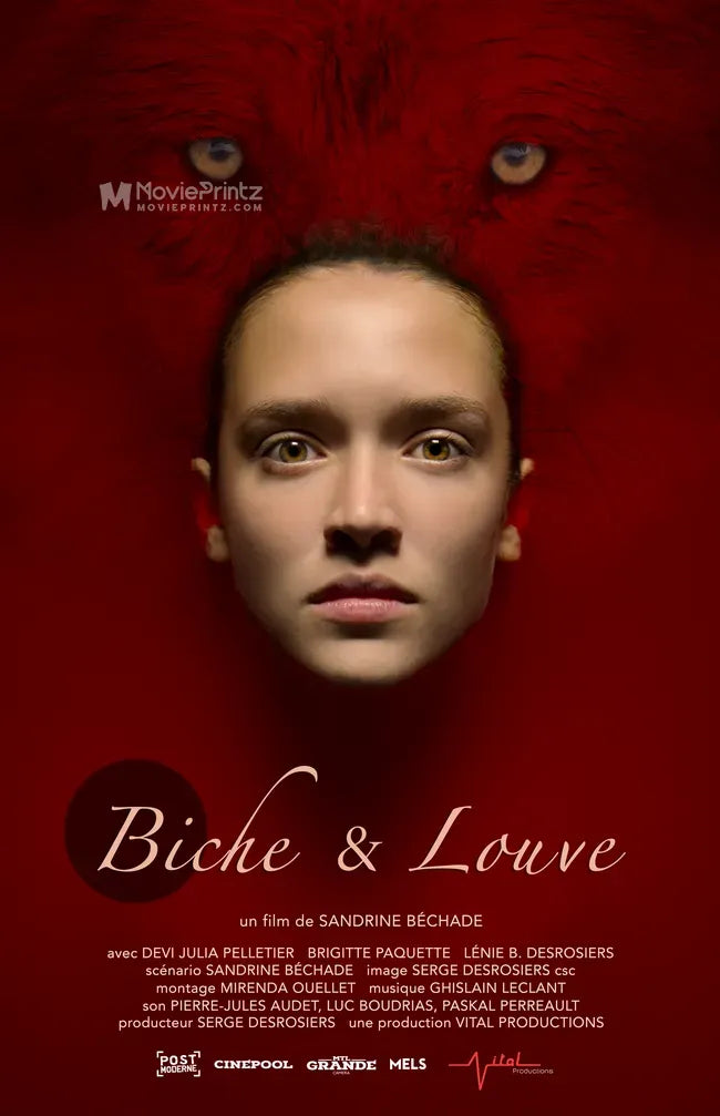 Biche et Louve (Doe & She-wolf) Poster